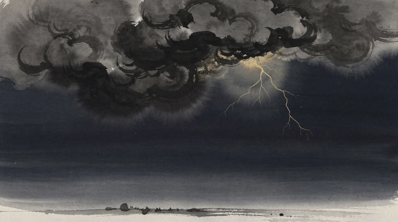 Hurdle motif — the nervous system locked in a storm