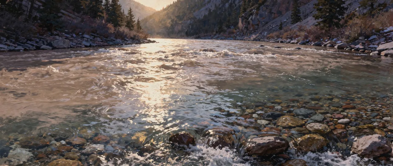 Month 1 — stream clearing motif, variant 4