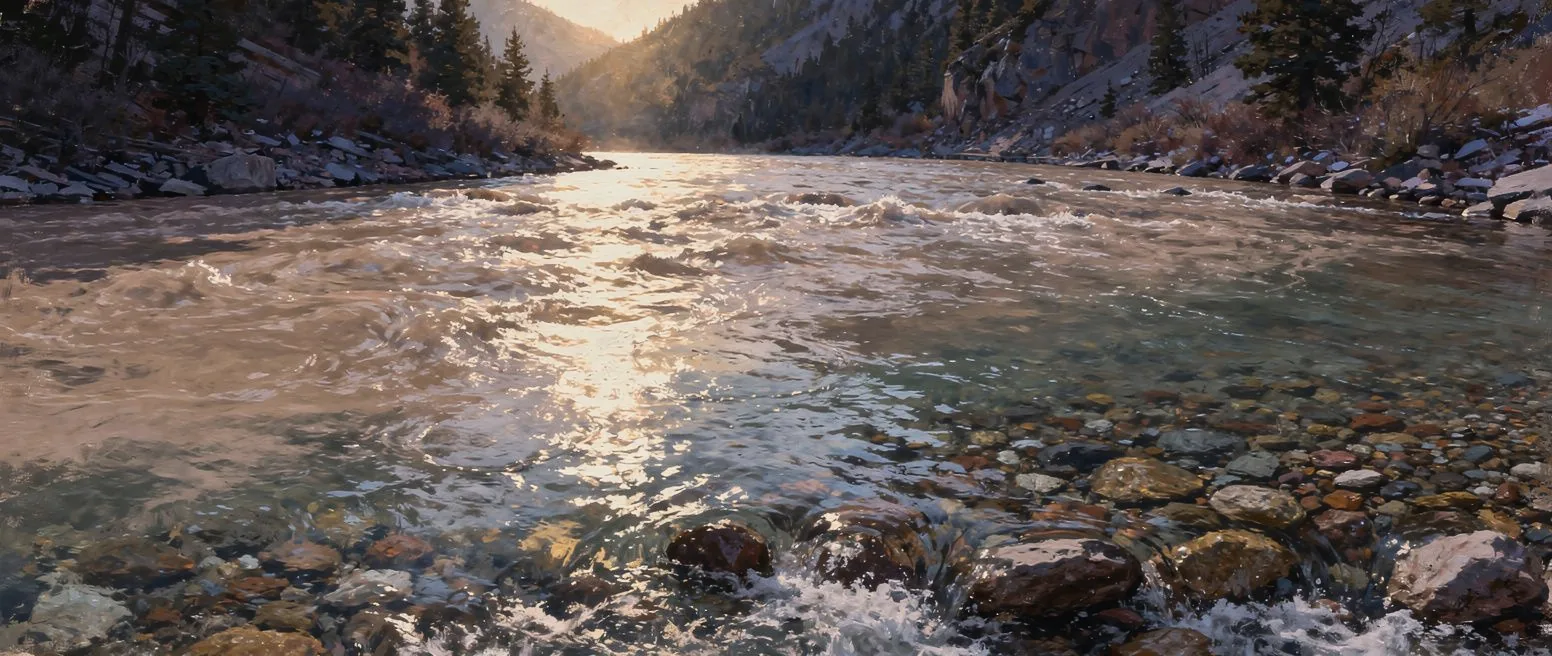 Month 1 — stream clearing motif, variant 4