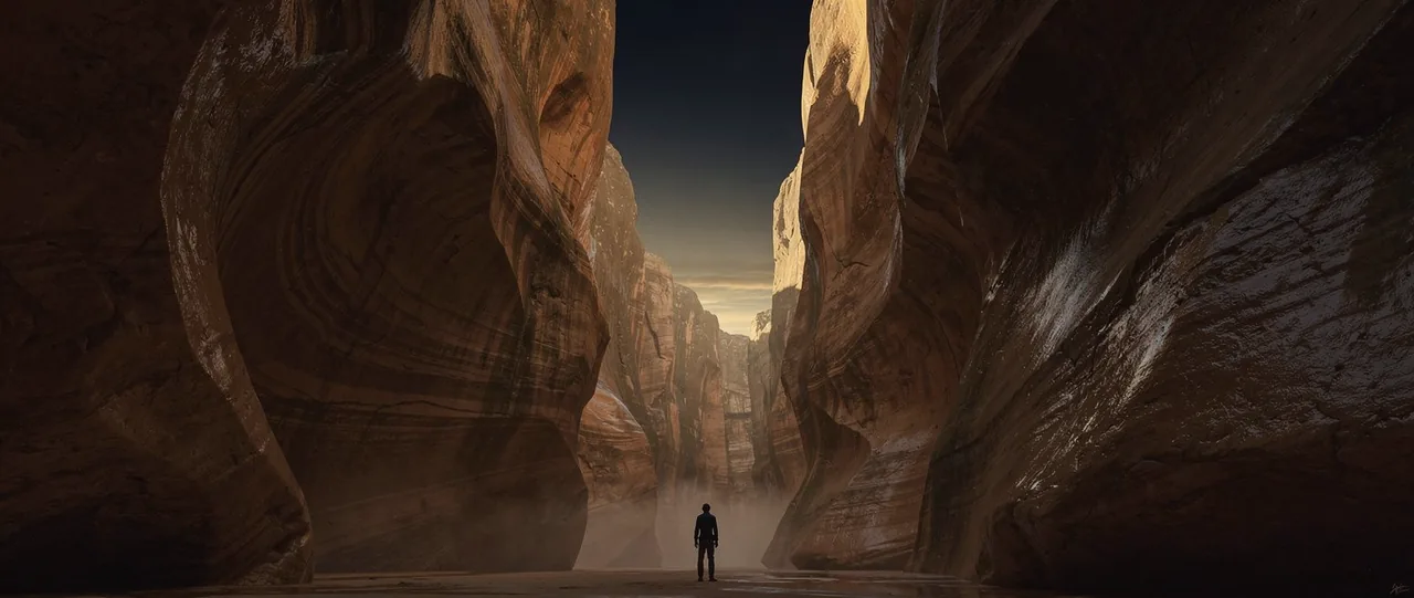Vision-quest canyon vista, variant 3
